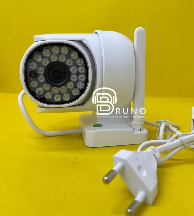 Camera De Segurança Ip Wireless 2 Antenas E Visão Noturna - Foto 2