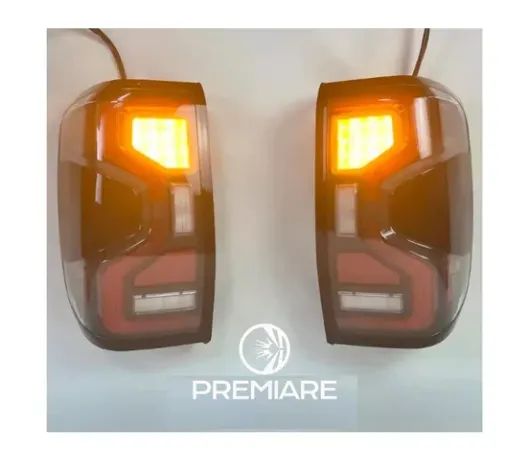 Par Lanterna Full Led Traseira Nova Ranger 2024 Fumê - Foto 3