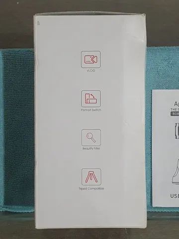 Suporte Mesa Celular Rastreador Facial 360° - Foto 5