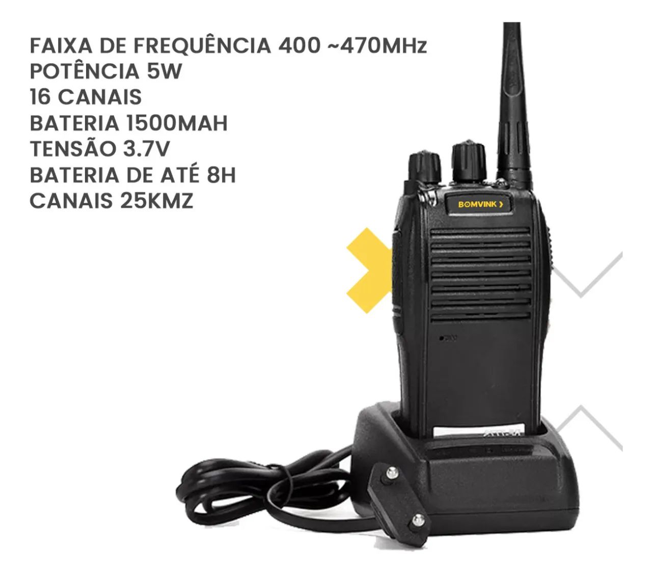 Rádio Comunicador (entrega gratis) - Foto 6