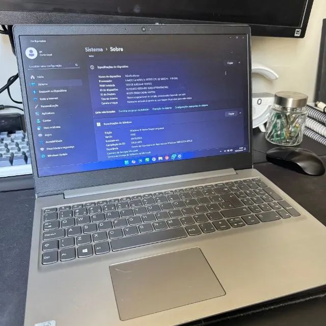  Lenovo i5 10th Geração 12GB Ram SSD 280GB Perfeito Estado Sem Marcas de Uso