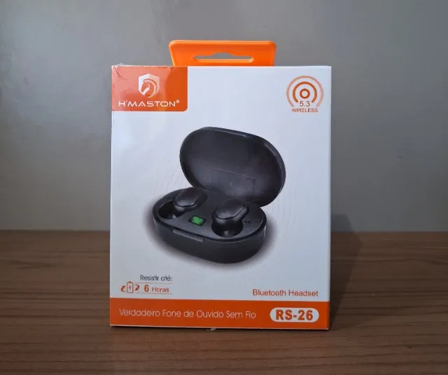 fone bluetooth sem fio top 5.3 wireless recarregável