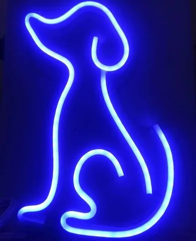 Luminária LED neon pet - Foto 4