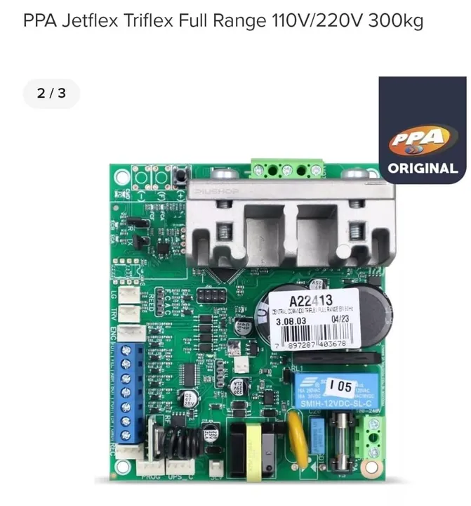 Placa Eletrônica PPA Jetflex Triflex Full Range 110V/220V 300kg