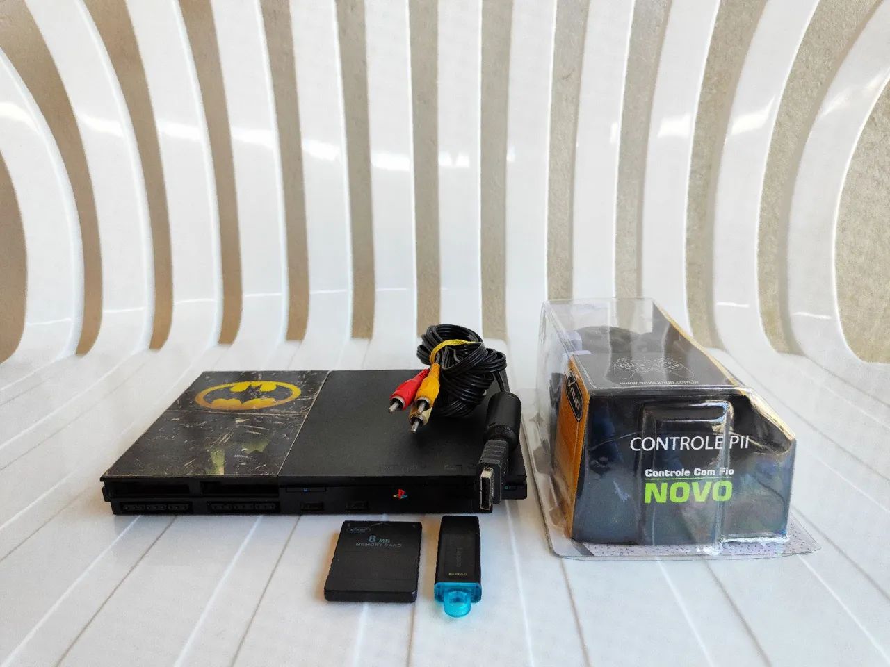 PS2 SLIM Black Com 20 Jogos |NOVA CIDADE|