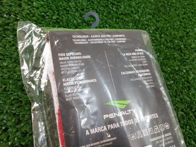 Meia Penalty Grip - Vermelha - Foto 4