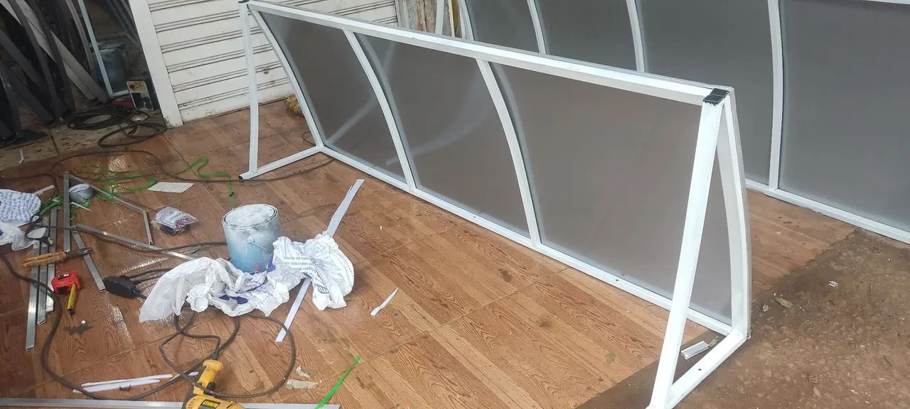 Toldo policarbonato prata UV - Foto 3