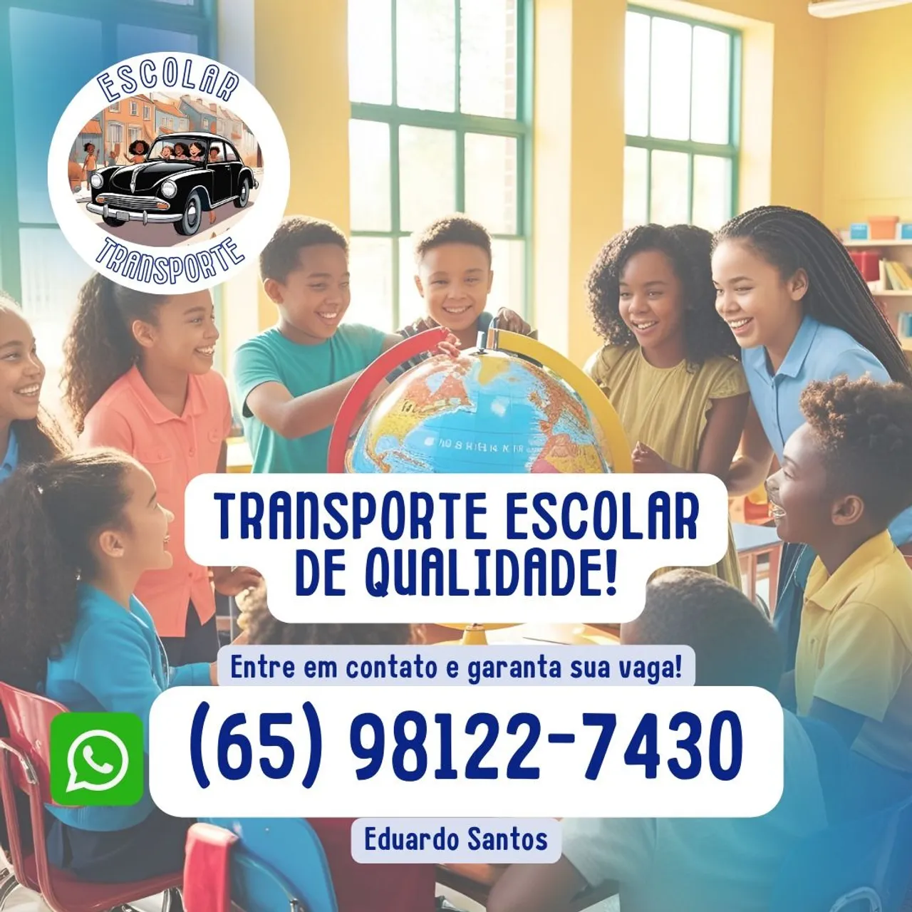 Transporte escolar de qualidade - Segurança e conforto para seus filhos!