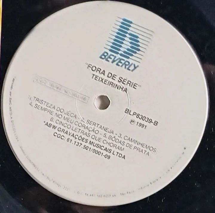 LP Teixeirinha Num fora de serie 1971 Ótimo estado - Foto 3