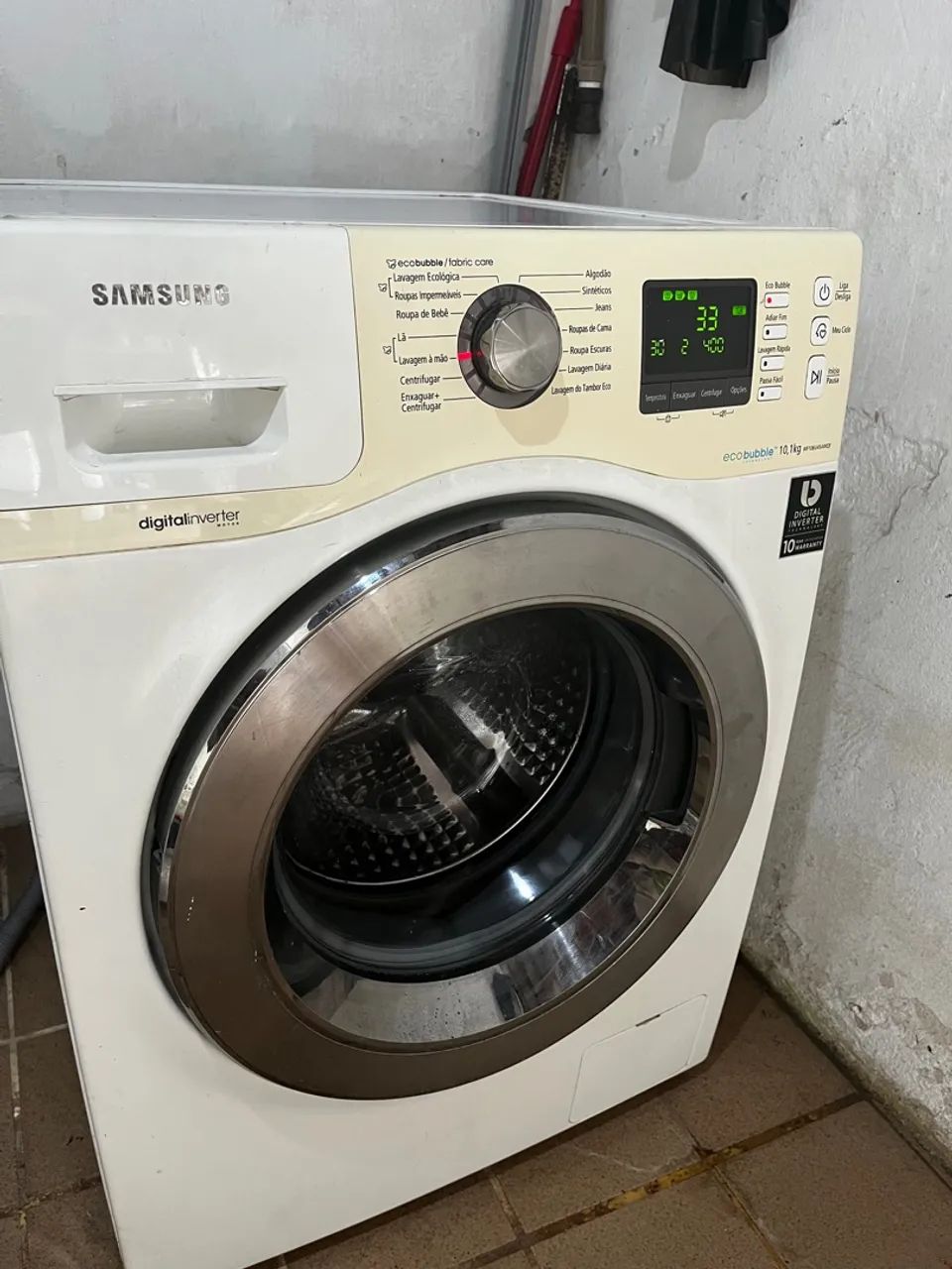 Máquina de Lavar Roupa Samsung 10,1kg EcoBubble - Foto 2