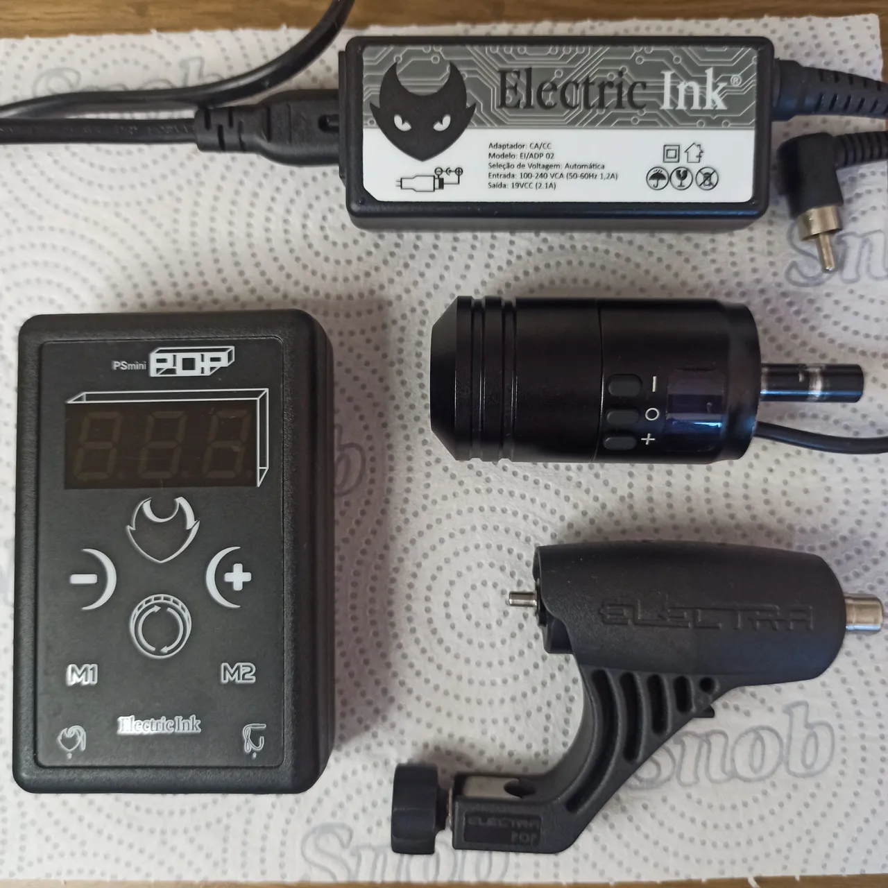 Máquina de Tatuagem Elétrica - Kit Completo!