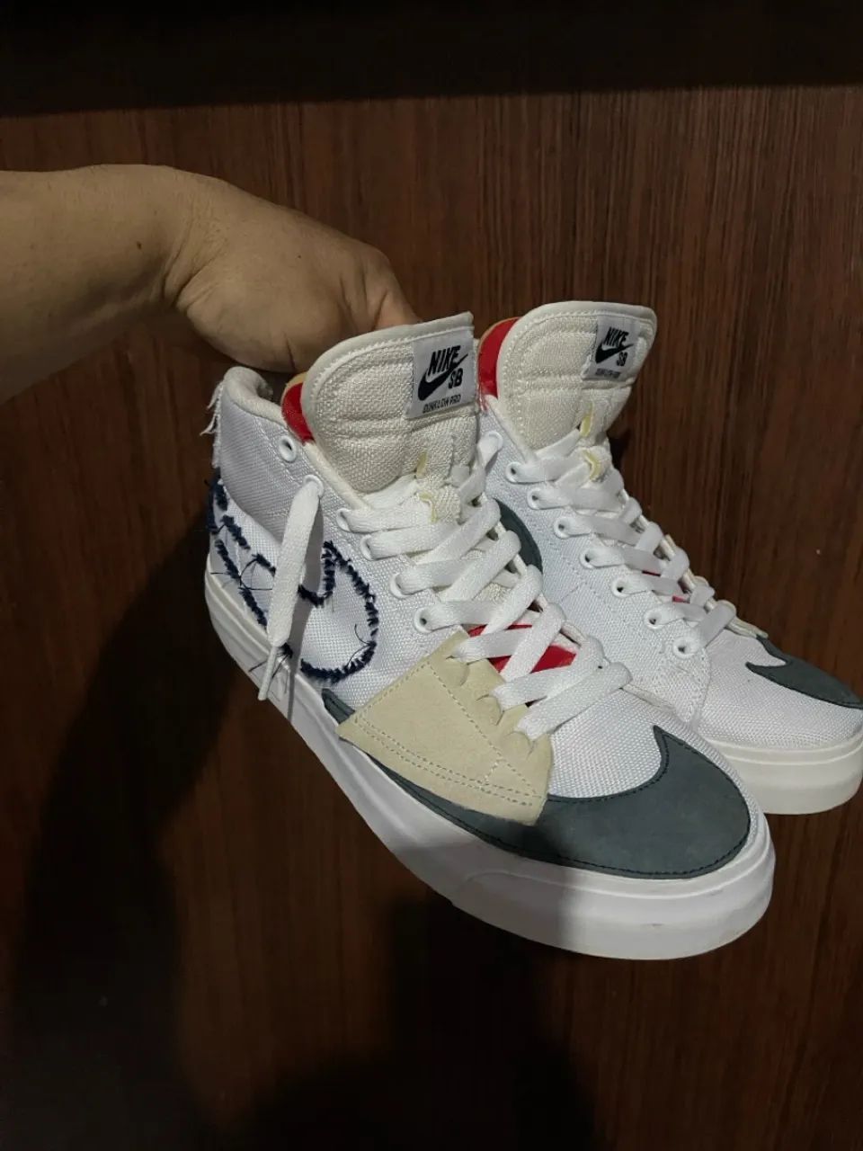 NIKE SB BLAZER MID EDGE　白27.5cm Nike Sb Blazer mid edge - Calçados - São Benedito, Parintins