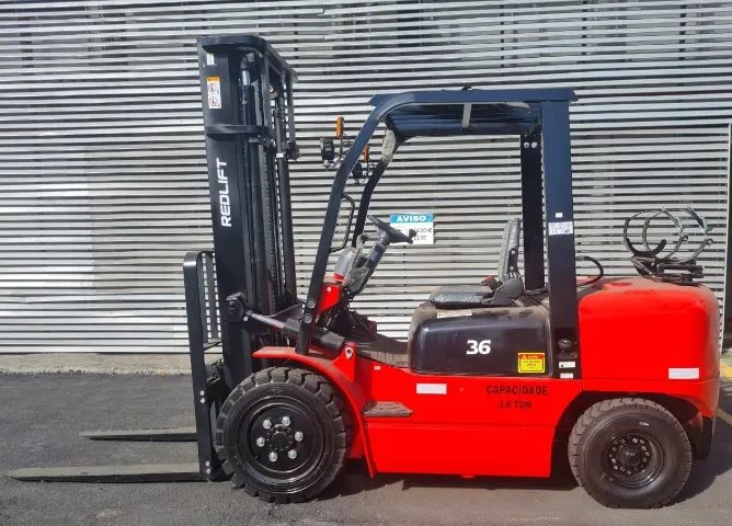 Empilhadeira Nova Glp/gasol 3,6t Duplex 3,7m S/ Desloc Promo