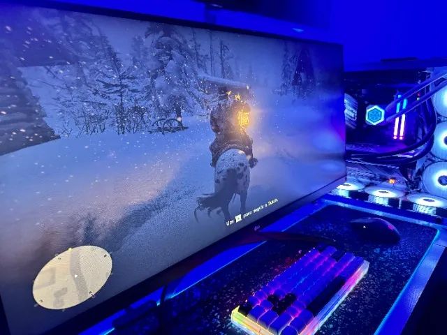 Monitor gamer LG 34 polegadas - Ultra wide - zero - impecável