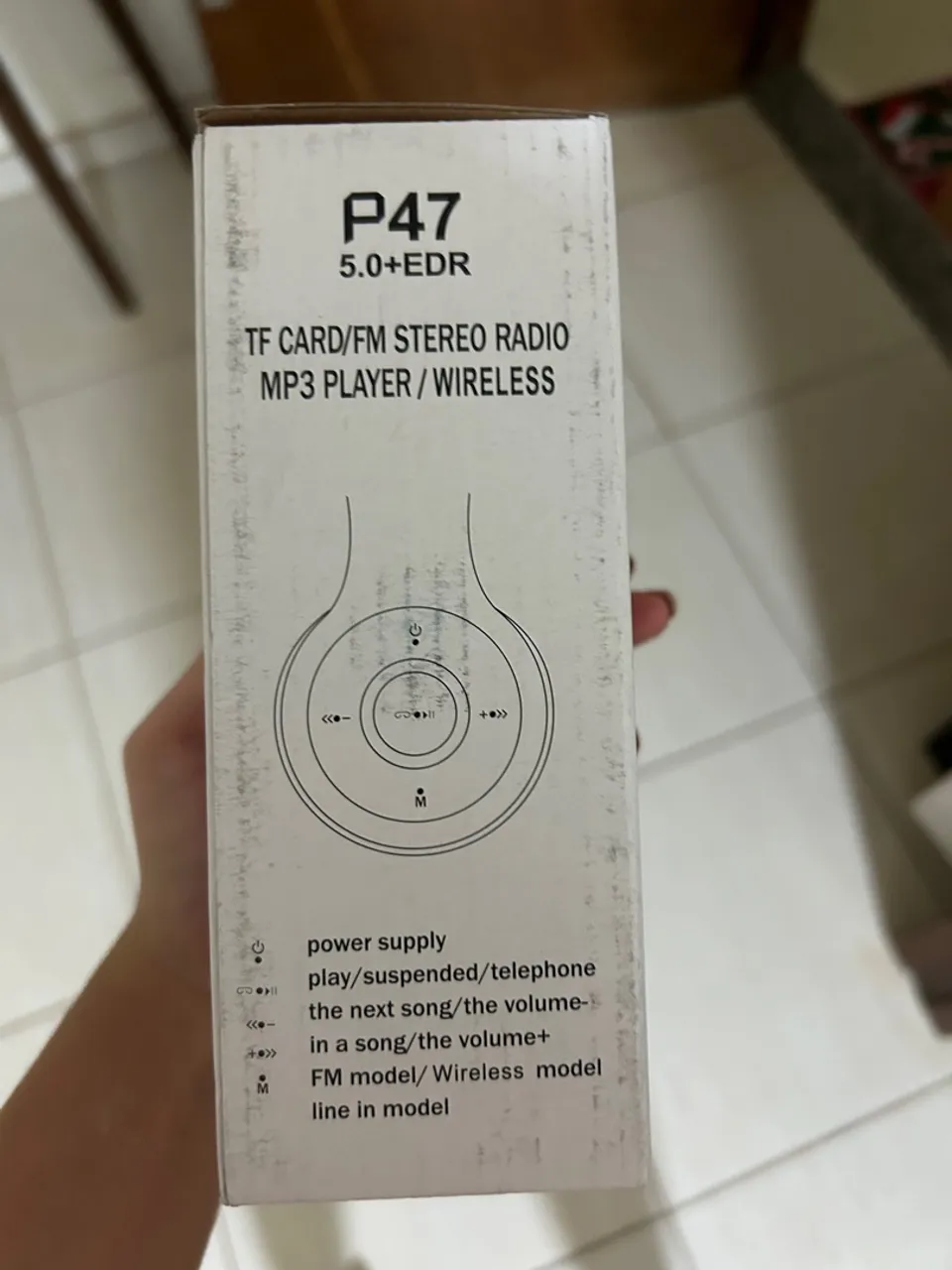 Fone de Ouvido Bluetooth P47
