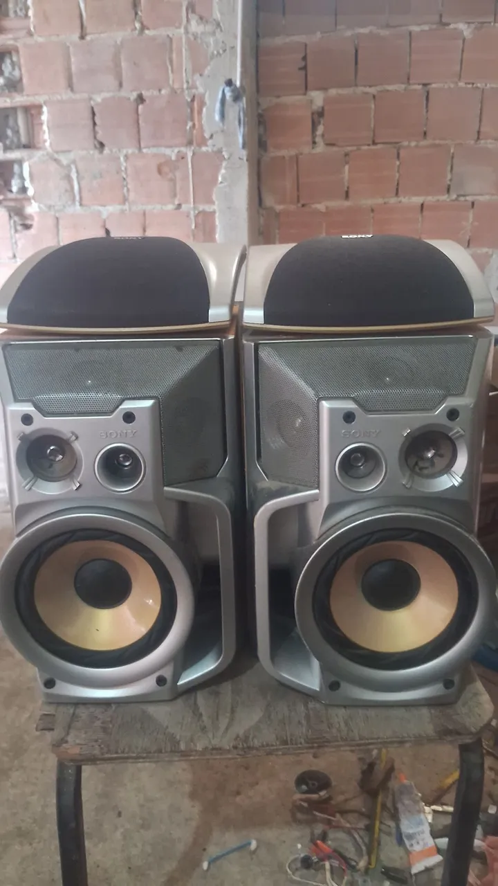 4 Caixas de som Sony do som grx700