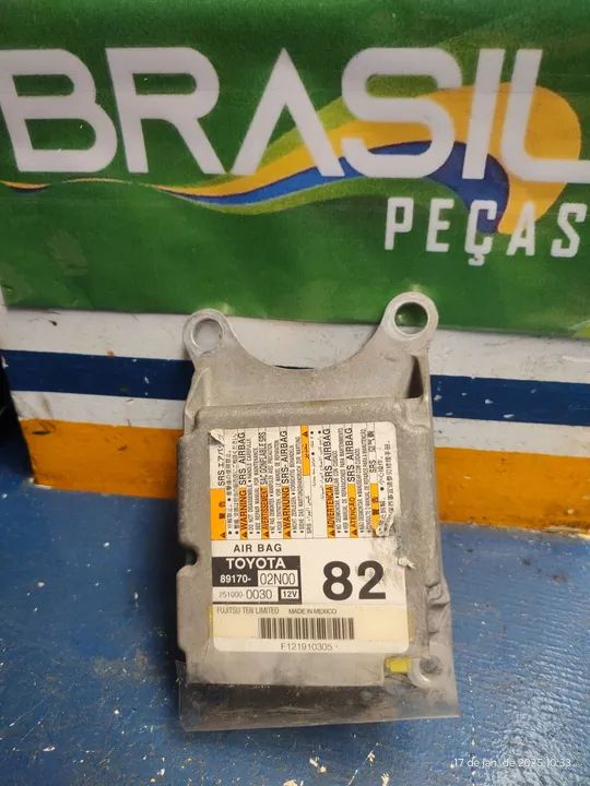 módulo do airbag Toyota Corolla 15 a 19 