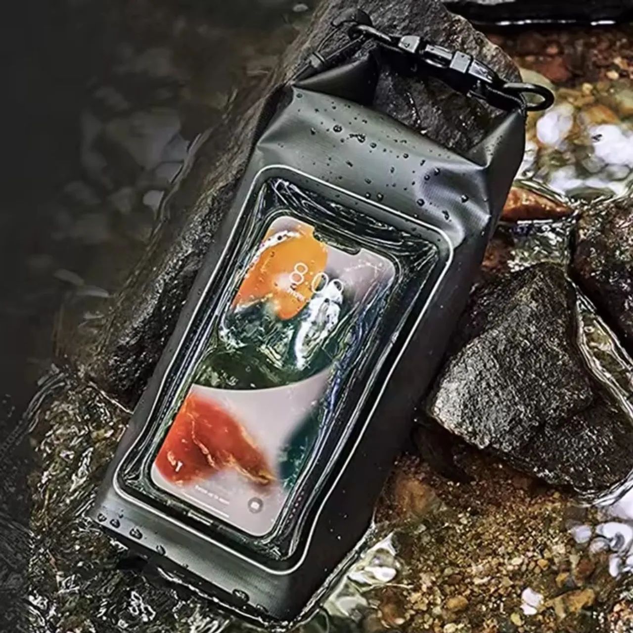 Bolsa 2L Á Prova D'água Com Visor Para Smartphones  - Foto 5