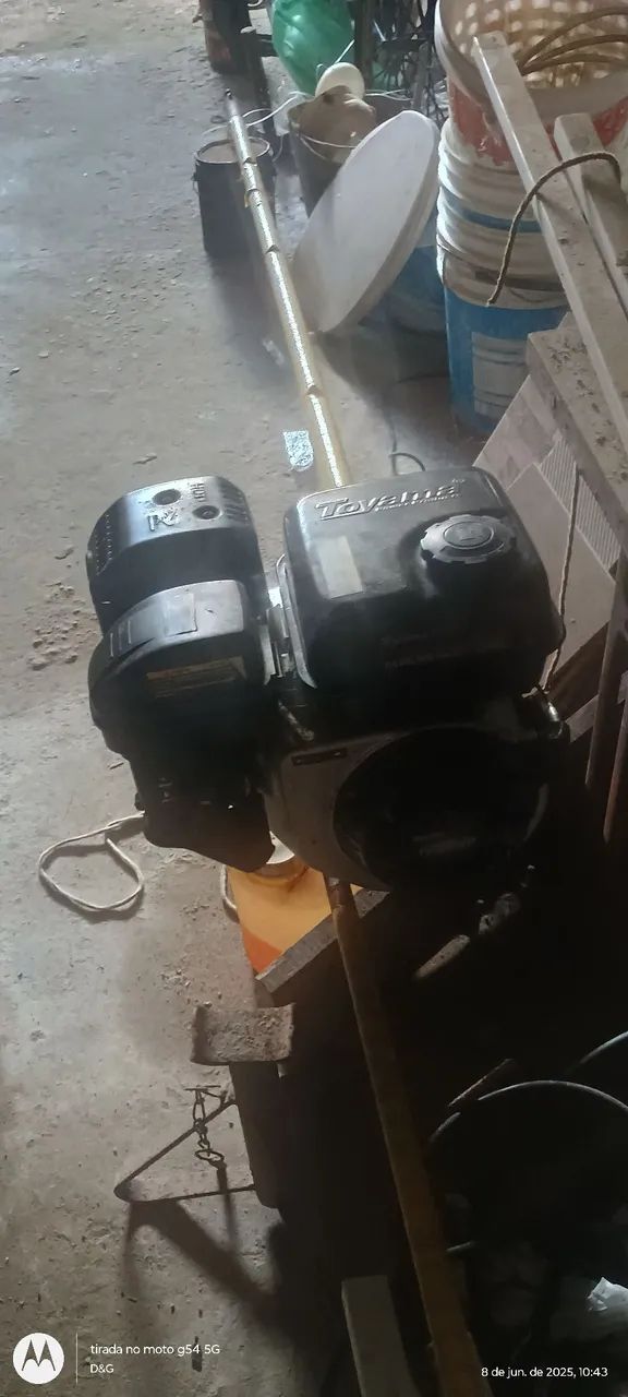 Motor Toyama 7 HP A Gasolina de Rabeta longa! 