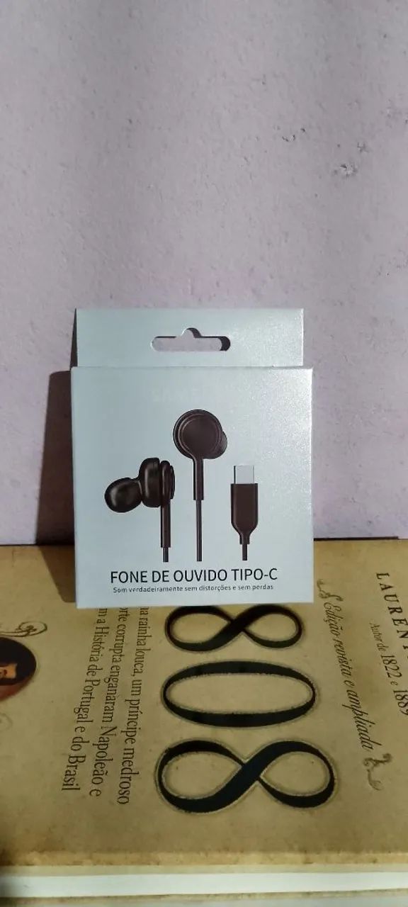 Fone de Ouvido Com Fio - Tipo C - Foto 4