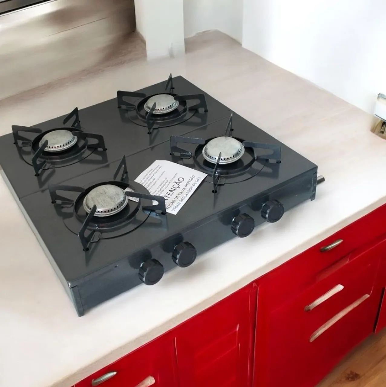 Cooktop 4 Bocas a Gás - Novo