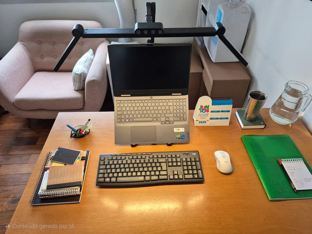 LUMINÁRIA barra LED - mesa monitor - Foto 2