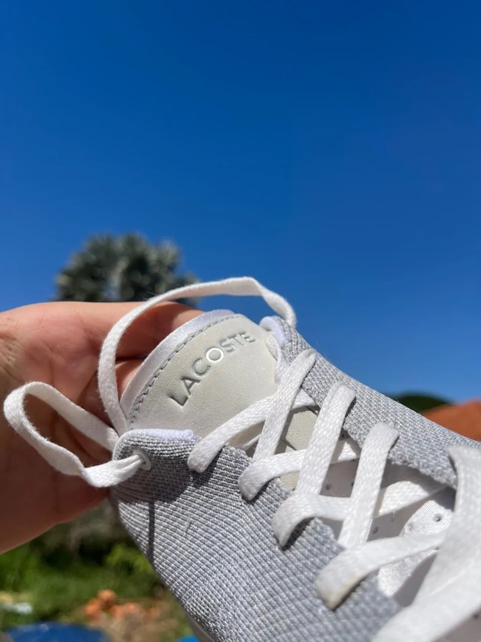 Tênis Lacoste Masculino Cinza - Foto 5