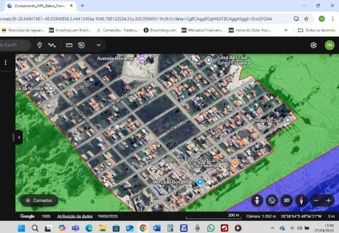 Lotes de esquina com 350m² e lotes com 300m² a 300 metros da praia de Dunas do Sul  - Foto 2