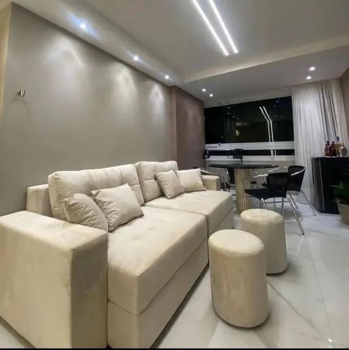 Sofá retrátil de Canto 3 Lugares - Foto 4