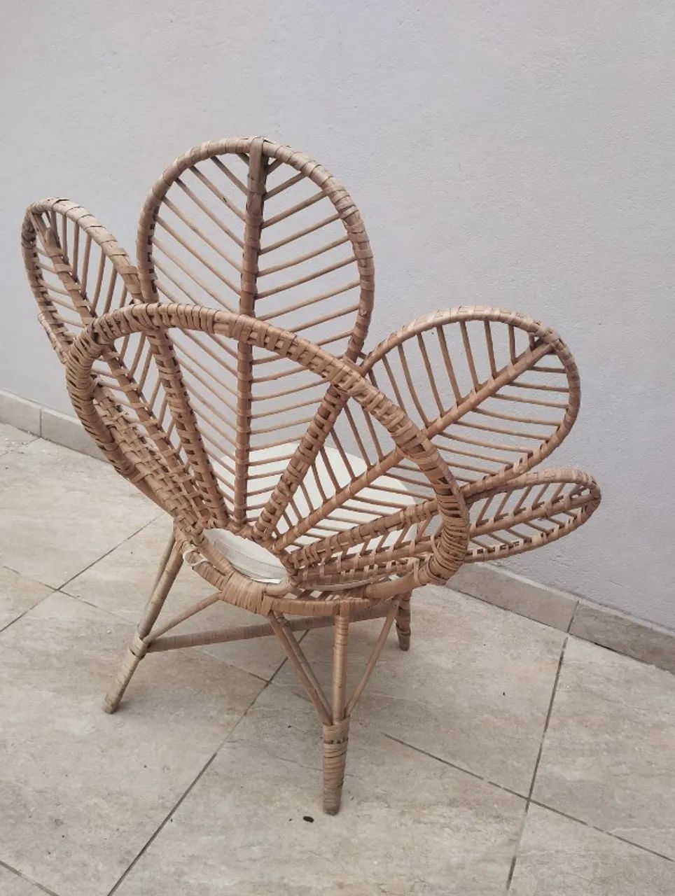 Cadeira Margarida de Vime (Estilo Boho) - Foto 5