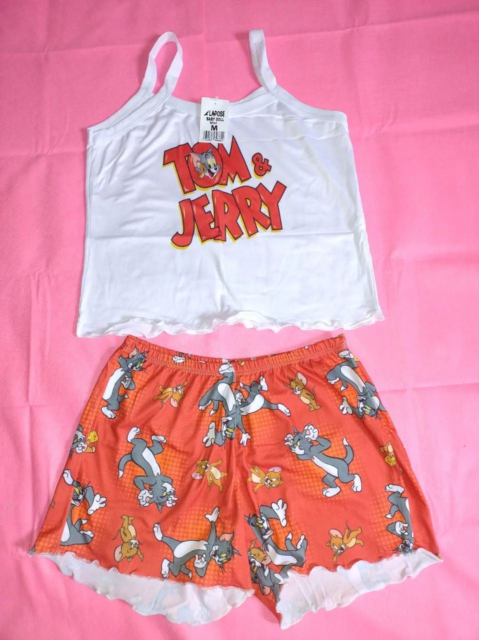 Conjunto Tom & Jerry - Camiseta e Shorts