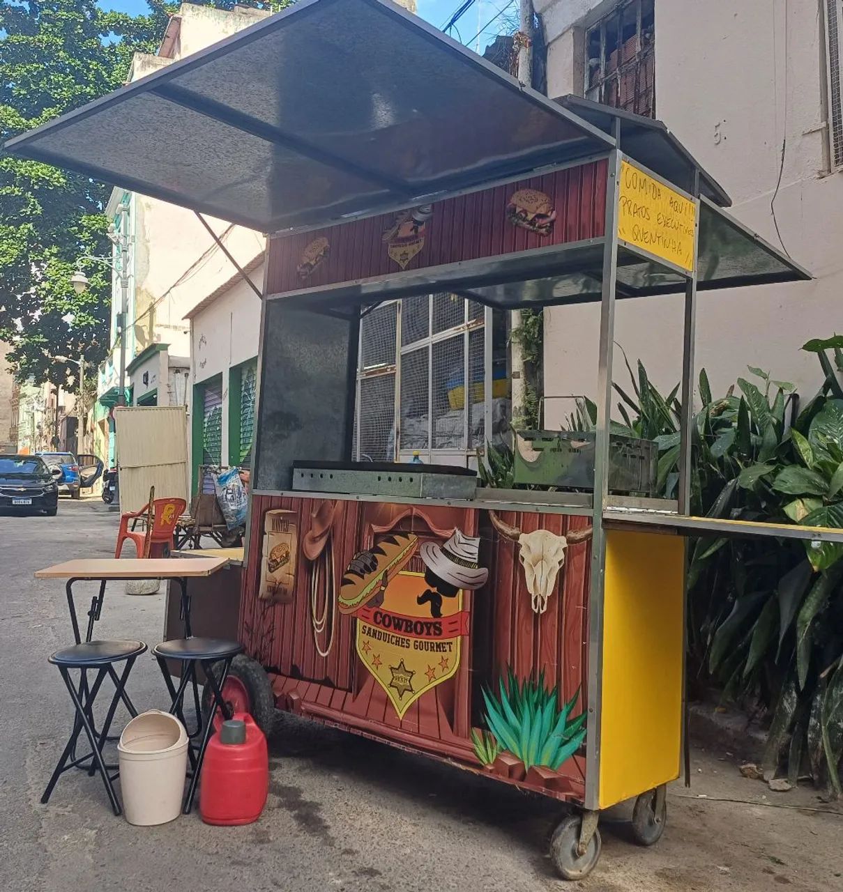 CARRINHO PARA LANCHES E/OU REFEIÇÕES - SEMI-NOVO EM EXCELENTE ESTADO! É COMPRAR E USAR!!!