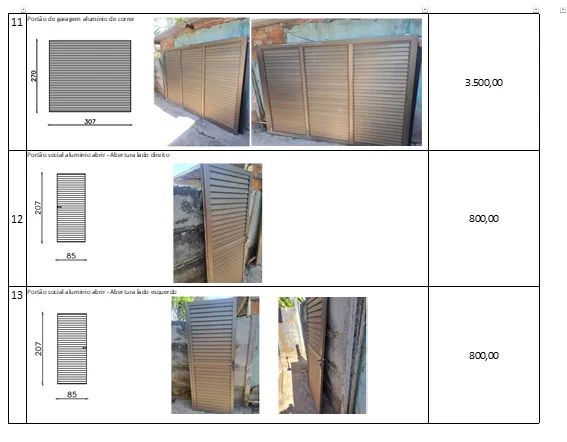 Bronze Anodized Aluminum Gates64840779996802120