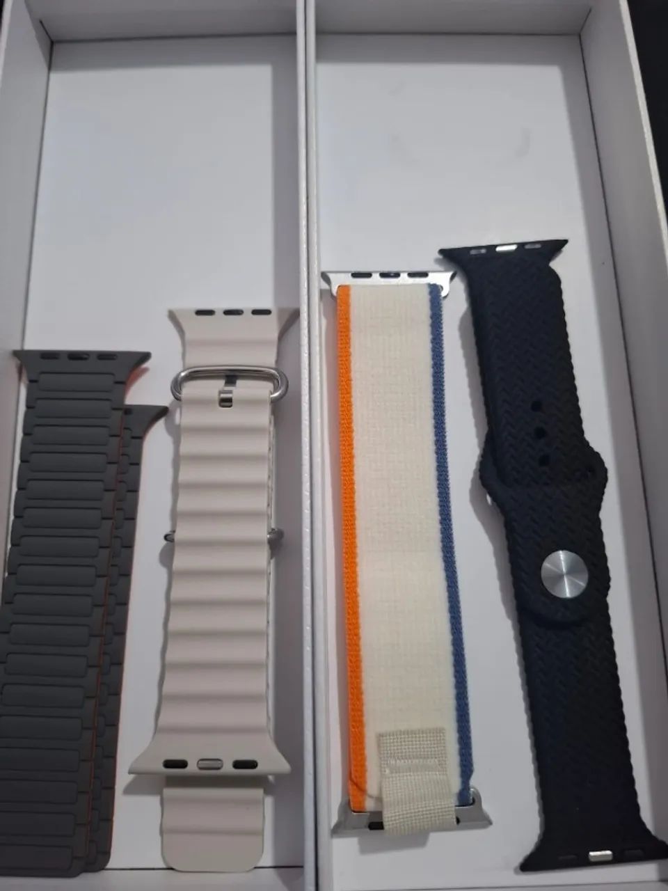 HK10 Pro Max + Plus GEN2 AMOLED smartwatch com 4 pulseiras e suporte de mesa - Foto 3