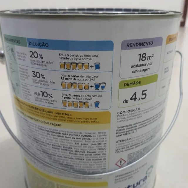 Leve 2 Pague 1 Tinta acrílica pintura interna/externa - Foto 5