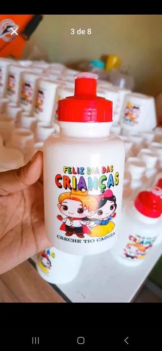 Garrafinhas plastica personalizadas - Foto 5