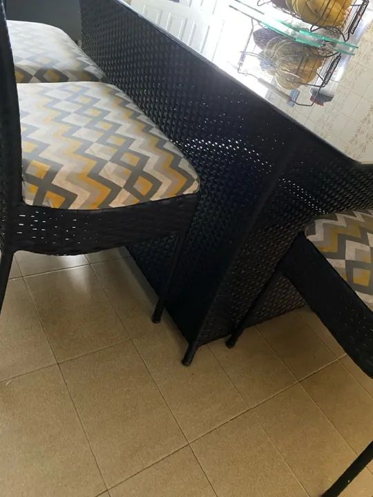 Conjunto de Mesa e Cadeiras para Jantar - Foto 2