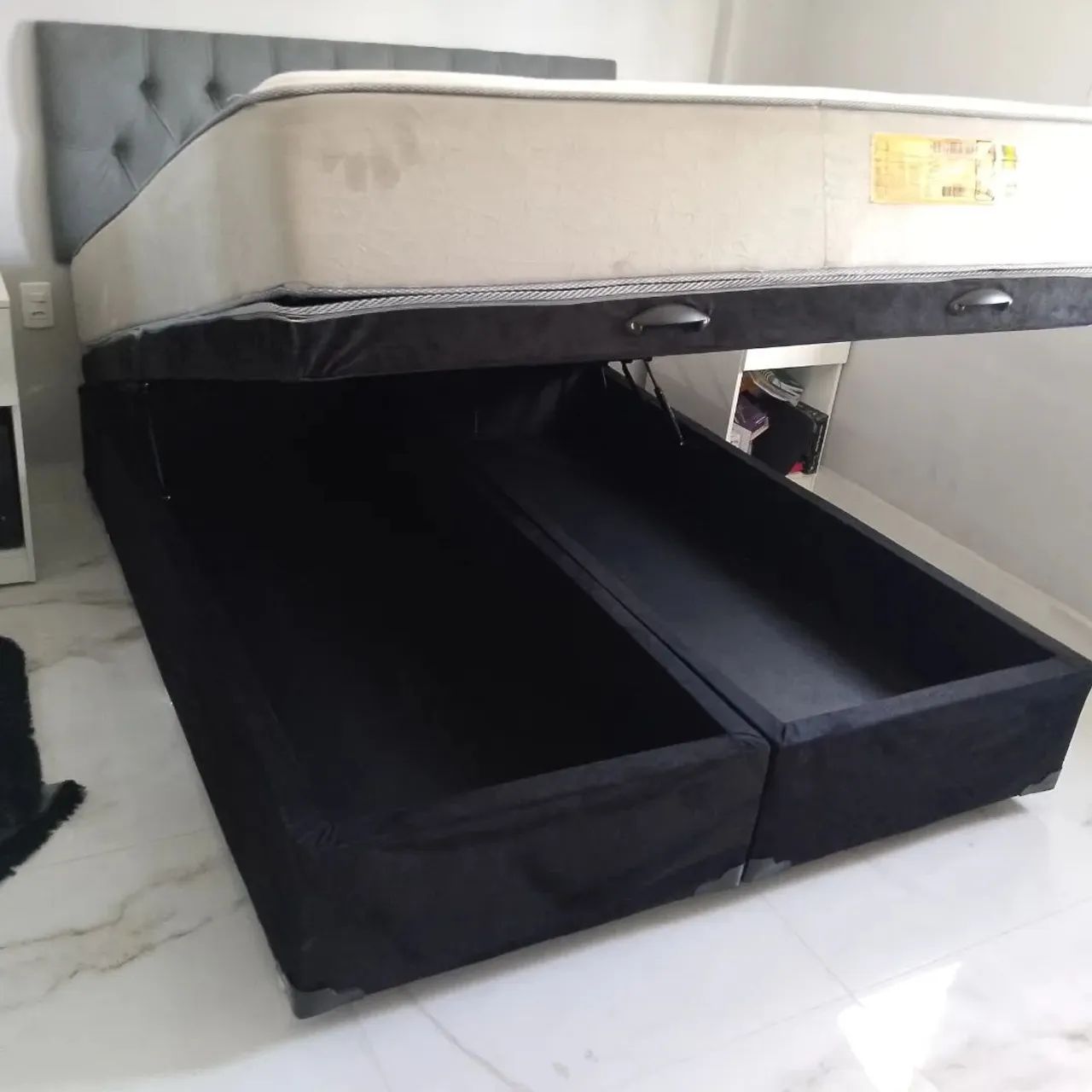 Base para cama box com baú Queen  - Foto 4