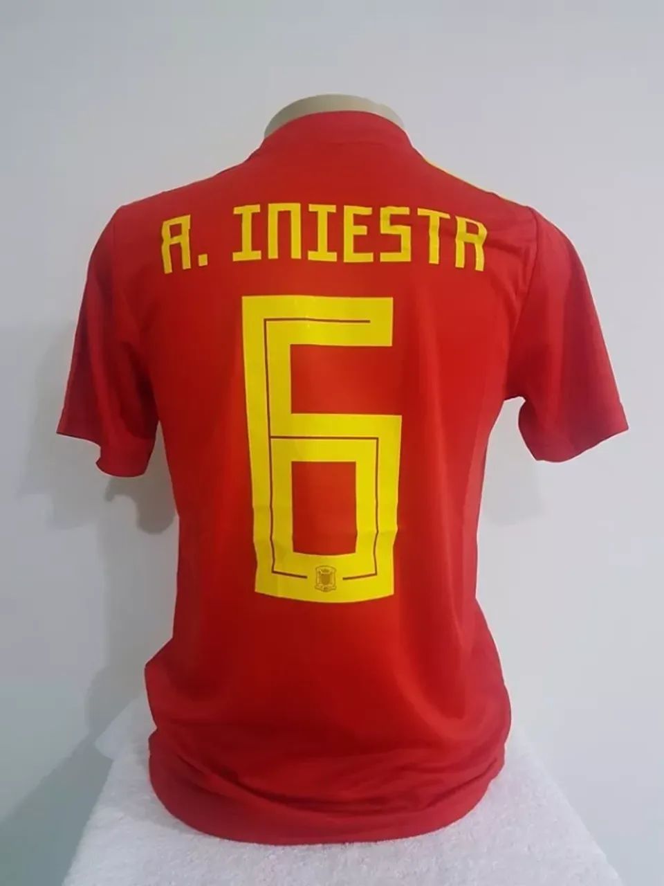 Espanha Seleção Camisa Personalizada Última Peça - Foto 2