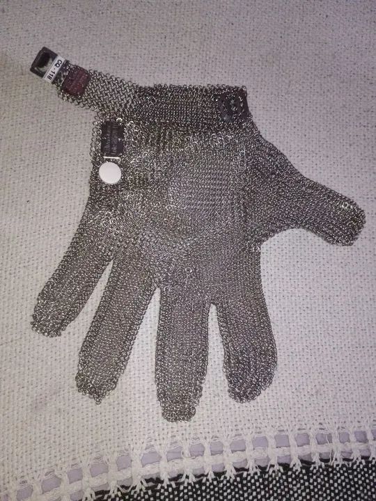 Luvas de segurança em malha de aço - proteção total - Foto 3