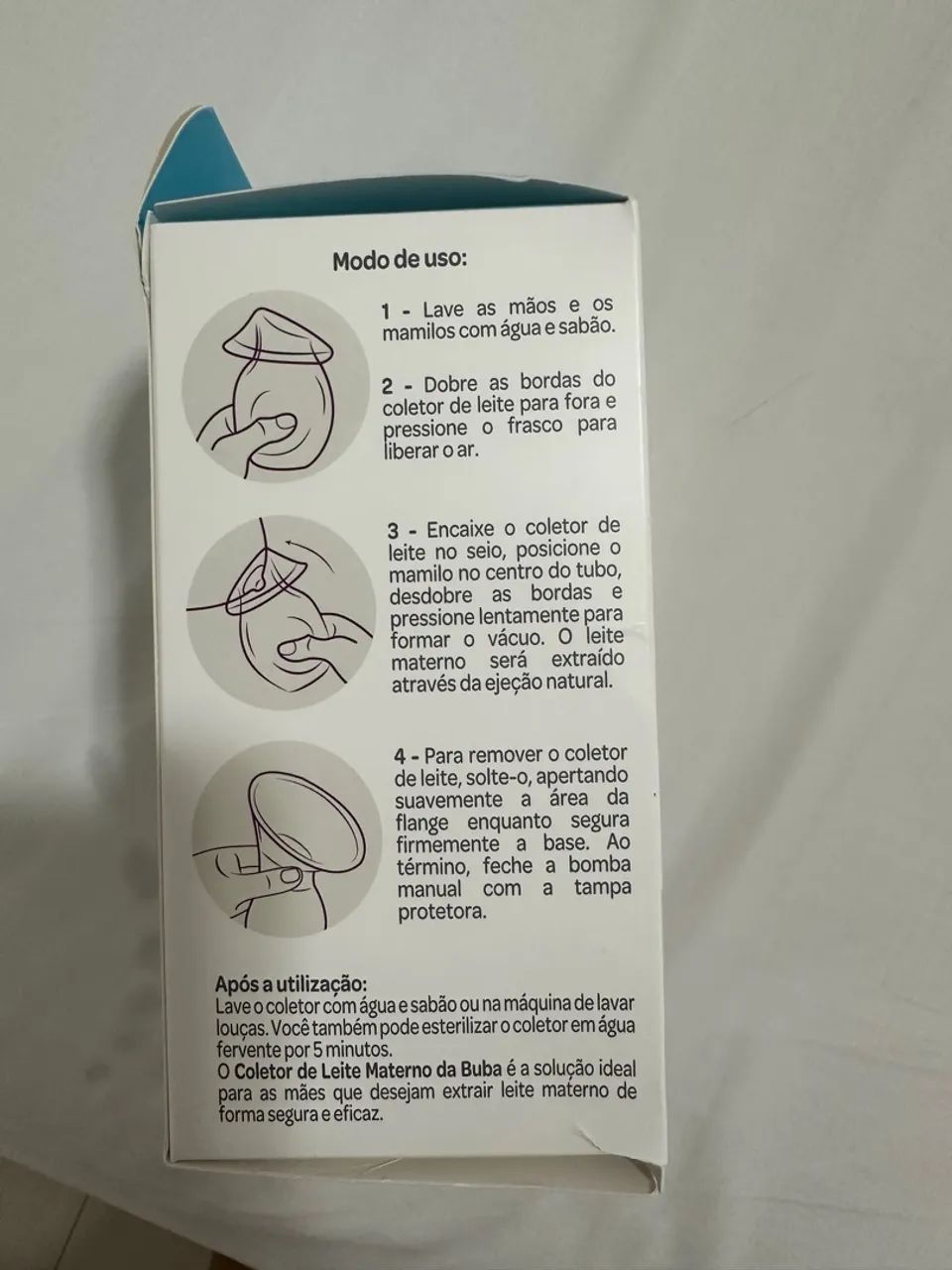 Bomba de Leite Manual para Amamentação - 90ml - Foto 5