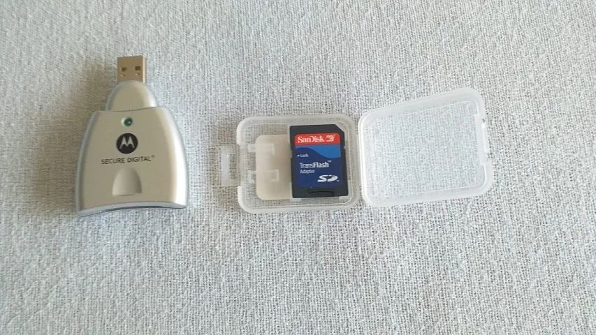 Motorolla Secure Digital novo e scan disk marca San Disk novo - Foto 3
