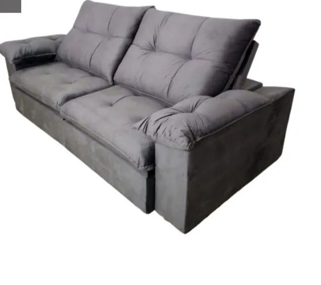 Sofá Retrátil com 2 Metros e Meio de Largura: TRAVA!!! - Foto 3