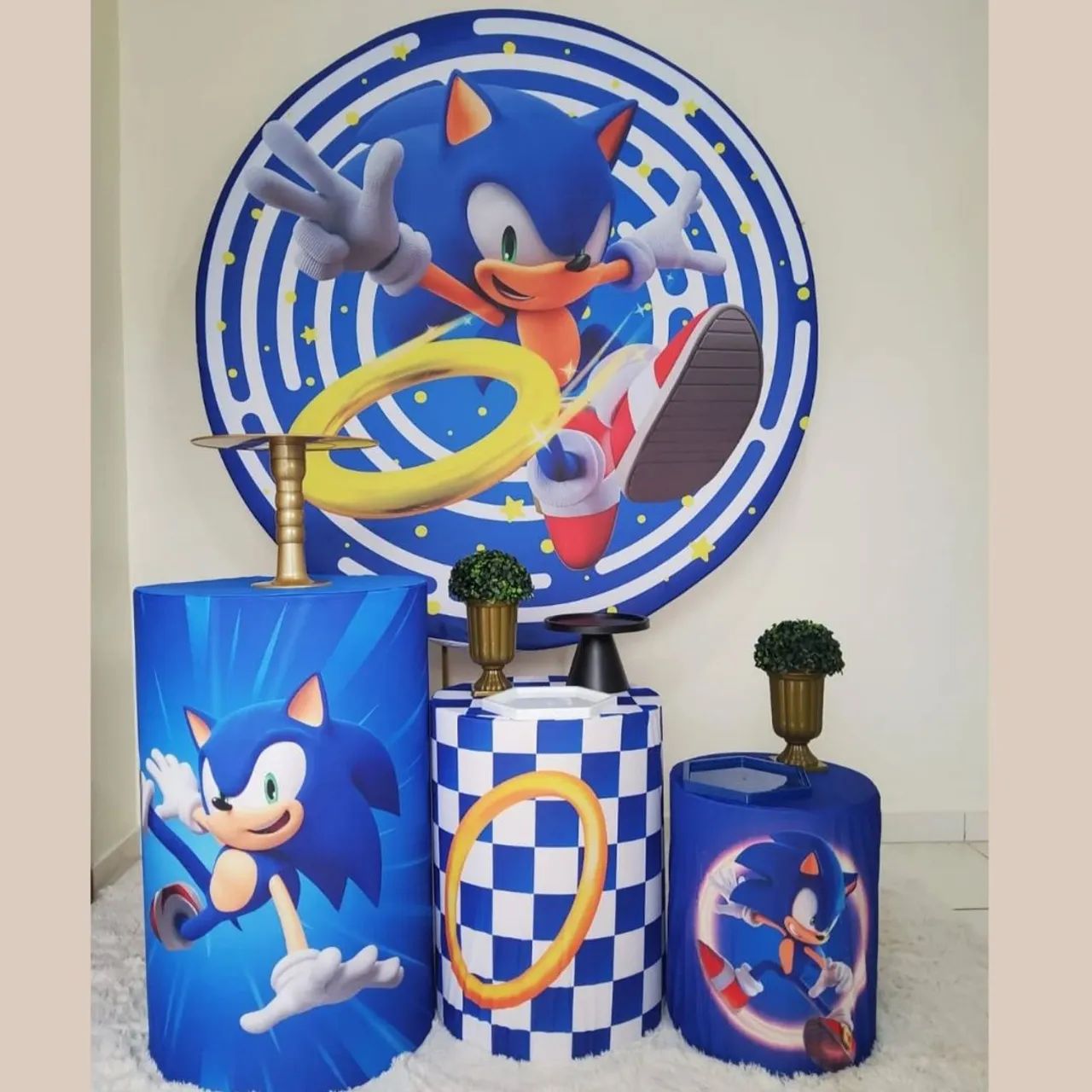 Decoração de Festa Sonic - Tema Sonic