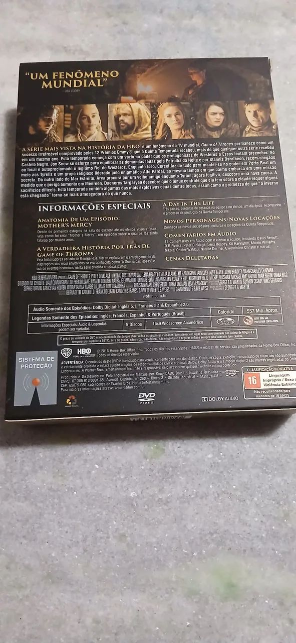 Game of Thrones - 1ª a 6 ª Temporada Completa - DVD e Blu-Ray - Foto 6