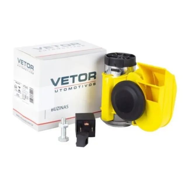 Buzina 12v Universal com Compressor Modelo Compacta