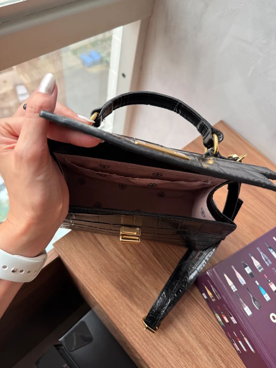 Bolsa de couro croco - Donna Guerriera - Foto 4