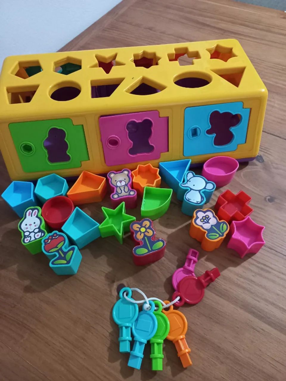 Brinquedo Educativo Caixa-Encaixa - Estrela. - Foto 3