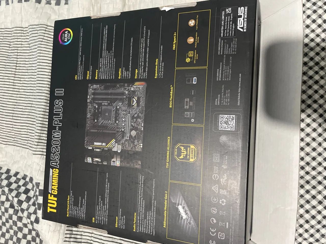 Placa-Mãe ASUS TUF GAMING A520M-PLUS II - Foto 2