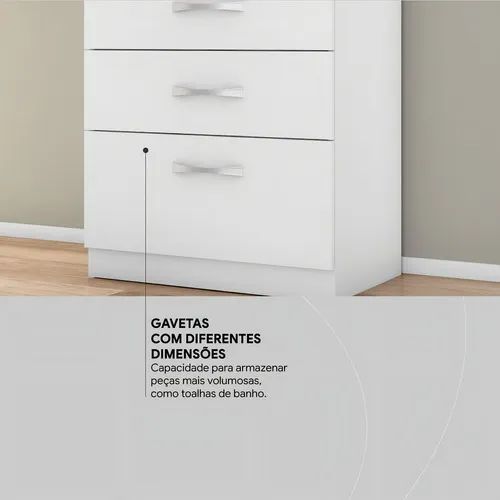 CÔMODA 4 GAVETAS - Foto 4